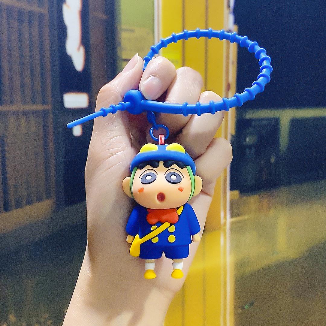 

Crayon Shin-chan Cartoon Keychain: Couple Backpack Pendant & Small Gift