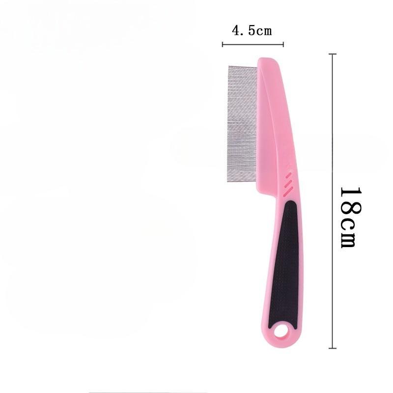 Potřeby pro domácí mazlíčky: Bleší hřeben, Nerezový hřeben s jemnými zuby, Hřeben na odstraňování chlupů, Čisticí hřeben pro kočky a psy, Hřeben specifický pro domácí mazlíčky