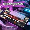 Custom Name Personalized Haikyu Pattern Mousepad, Laptop PC Desk Mat, Decorative Desk Mat for Home Keyboard Pad Gift
