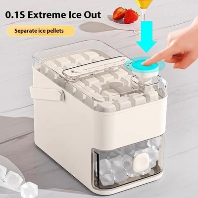 28/56 Grids Home Refrigerator Silicone Press Ice Lattice Mold With Lid&Shovel Seal Food Container Ice Box Camping Kitchen Gadget