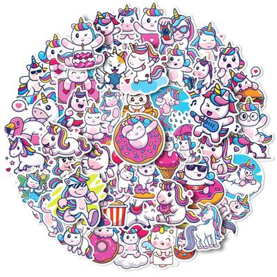 50 Pegatinas de Unicornio para Niños Ebay Nuevas DIY Unicornio Estrella Amor Pegatinas para Habitación Infantil