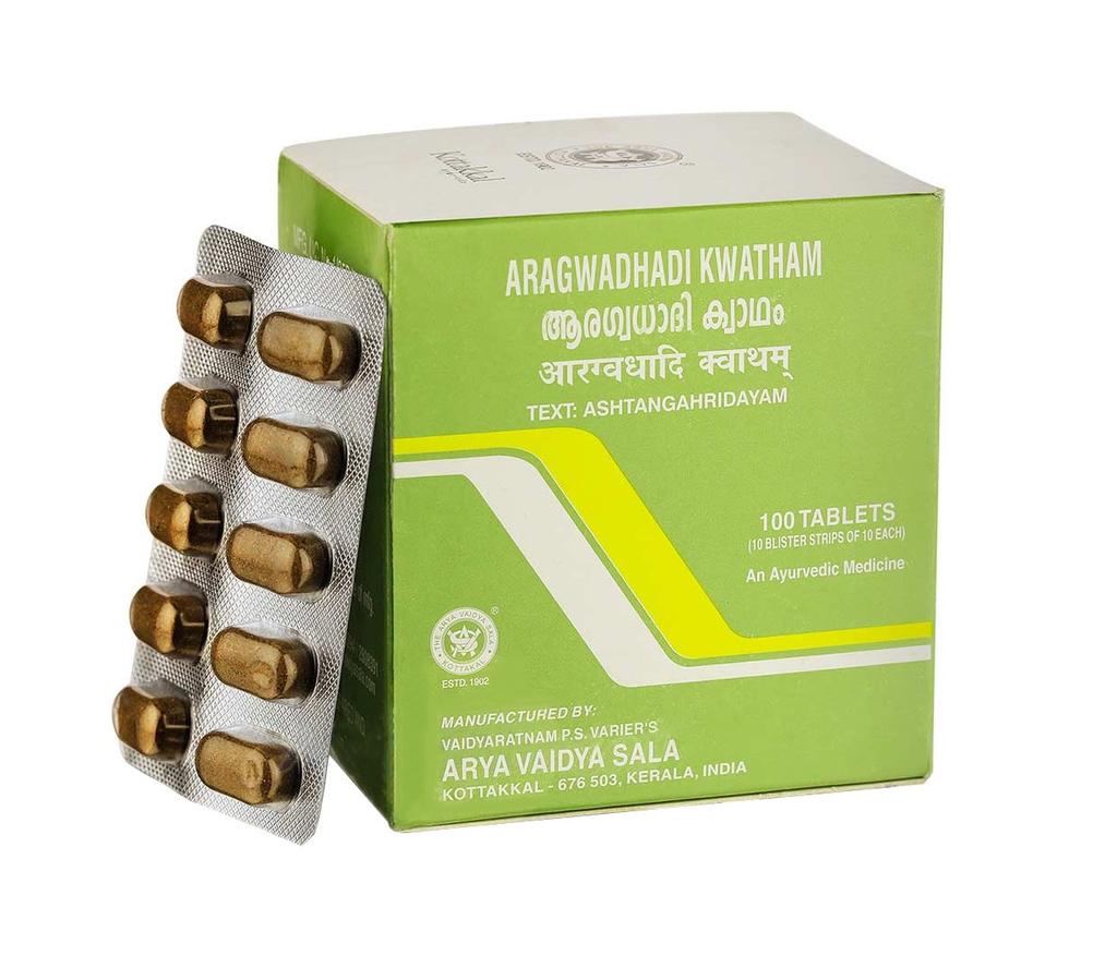 Aragwadhadi Kwatham (100 Tab), Aragwadhadi Kwatham, Kottakkal Ayurveda