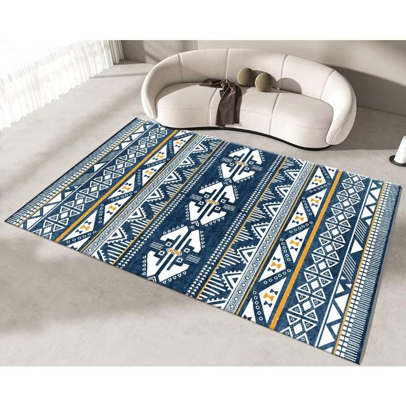 Modern Simple Household Mat Living Room Large Size Luxury Carpet Non-slip Bedroom Bedside Bay Window Rug Washable Kitchen Rug