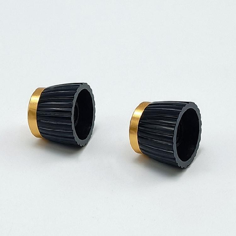 2PCS Guitar String Post Caps Precisions Machined Potentiometers Comfortable Textured Surfaces for Enhancing Playabilitys