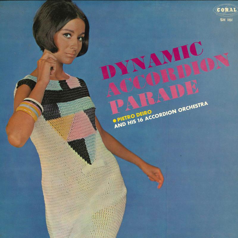 LP Record PIETRO DEIRO - Dynamic Accordion Parade SH161 CORAL 1965 Japan Classical Used