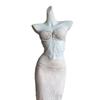 Island Chic: Sexy Lace Bandeau Swimsuit & Split Long Dress for Women