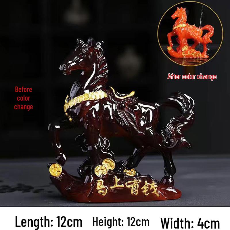 Роскошный полимерный чайный питомец: Аксессуар-орнамент, меняющий цвет, для чайных сервизов