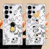 Cartoon Cute Astronaut Phone Cover Case for Samsung Galaxy S21 S23 Ultra S26 S24 S25 Edge S22 FE Note 20 Ultra 10 S20 Plus