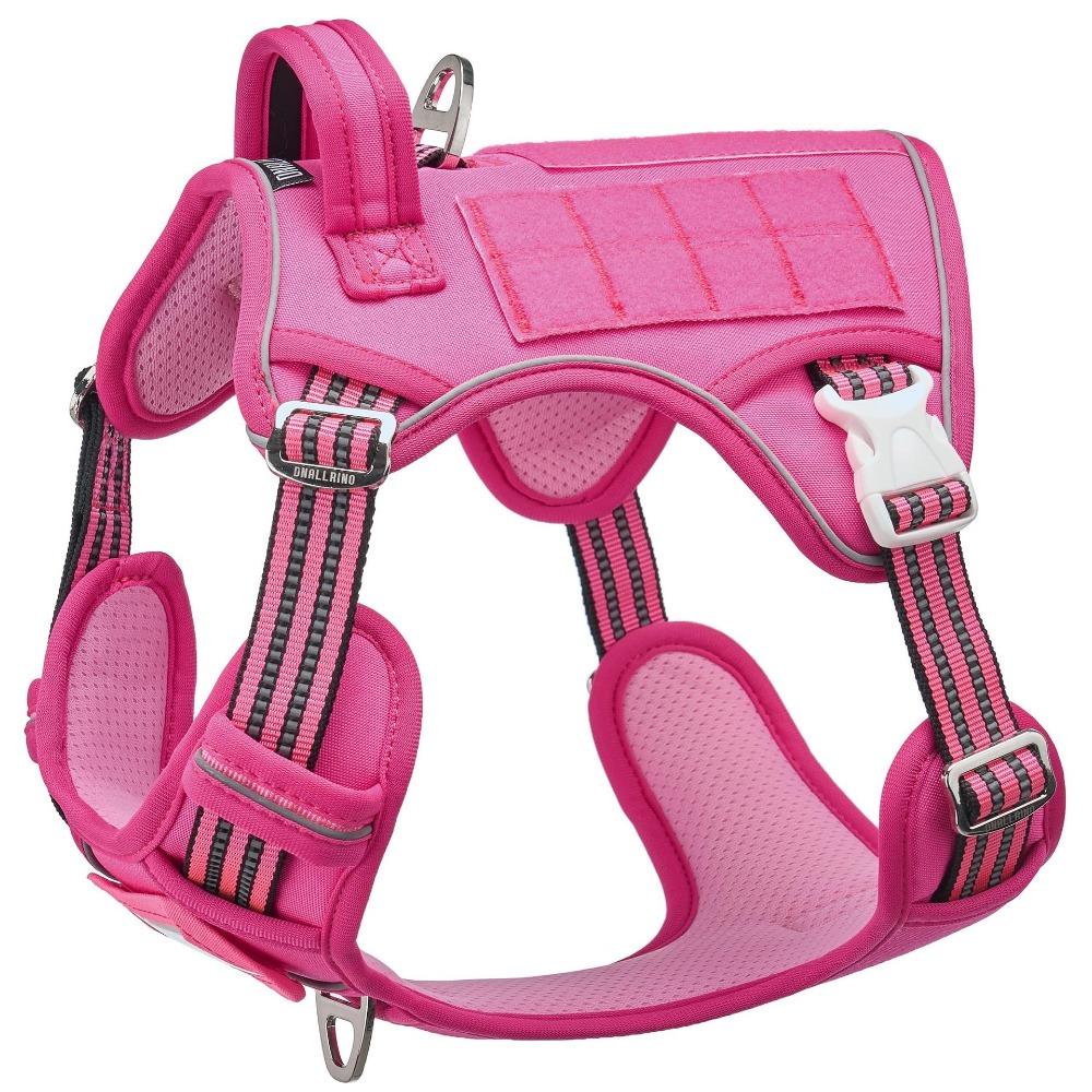 Nylon dog chest strap medium and large dog tactical dog strap leash anti-strangulation pet chest and back collar