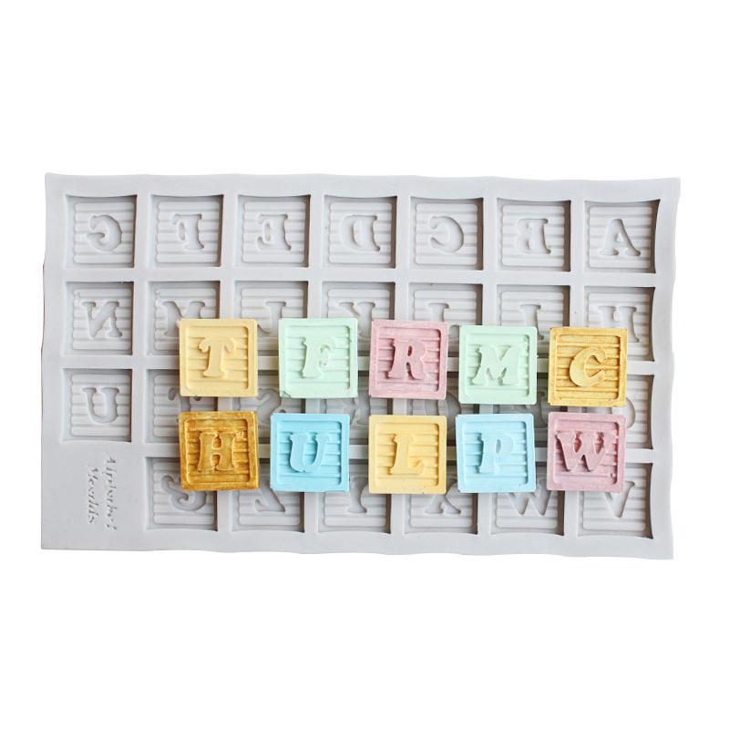 Bunting Alphanumeric Mould Silicone Mold Fondant Cake Tool Gumpaste Sugarcraft