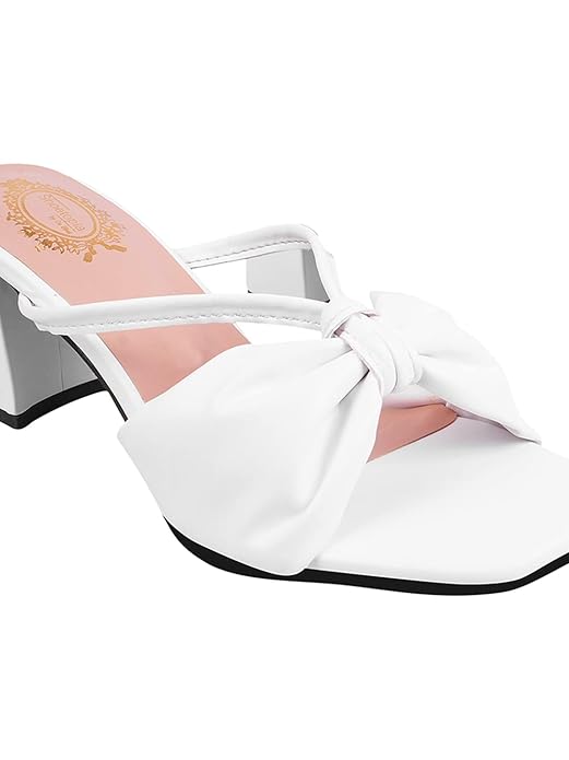 Shoetopia Women & Girls detailed Strap Stylish Fashion Sandal Block Heels