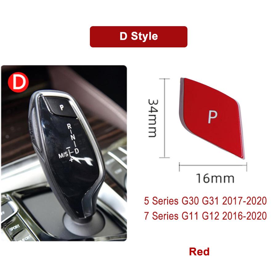 Car Gear Shift Lever Auto P Parking Button Cap Cover For BMW 3 5 7 X3 X4 X5 X6 Series E90 F30 F10 F01 F25 F26 E70 F15 F16