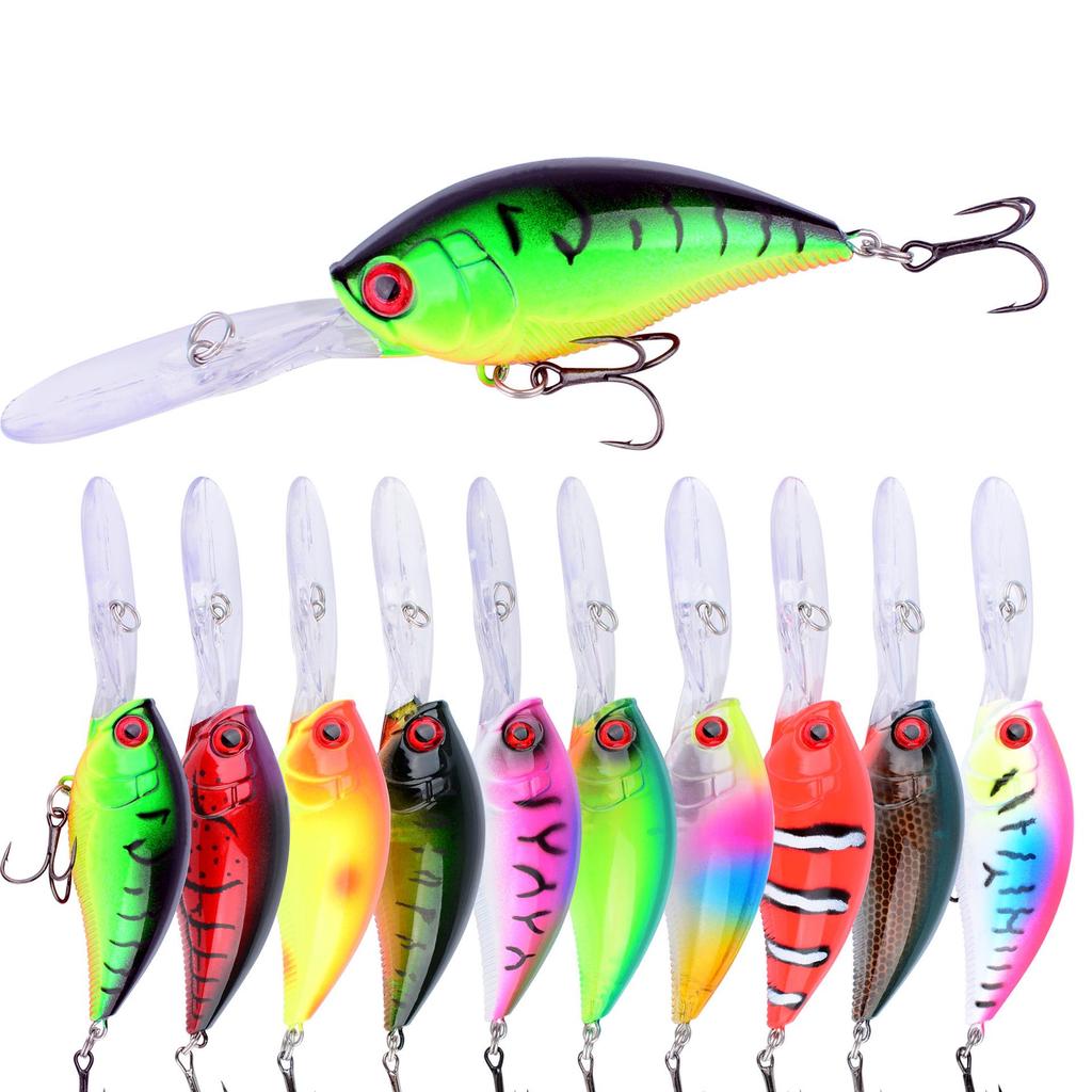 Rocking Small Fat Minnow Floating Lure: Long Cast, Heavyweight, Hard Bait for Cross-border Fishing.