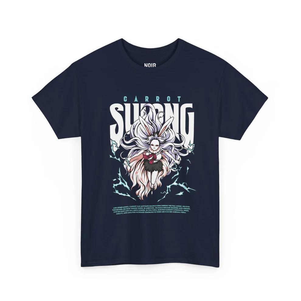 One Piece Moonlight Sulong Carrot Pure Cotton Tshirt Men and Women Anime Style Fashion Comfortable Casual Short Sleeved Tshirt