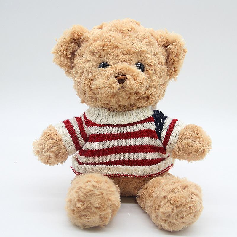 Plush Toy Teddy Bear Doll Sweater Bear Doll Birthday Gift Plush Doll Stall