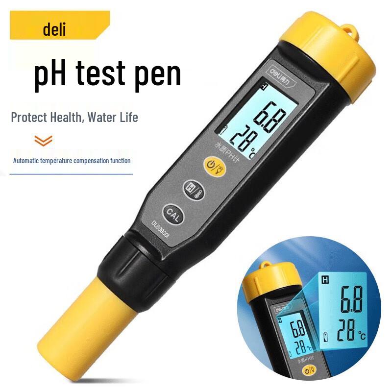 

Deli Outdoor Digital Water Quality pH Meter Pen
