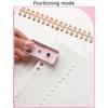 2 Pcs Handheld Hole Punch Single Hole Punch Paper Punch Small Punching Pliers 6mm Portable Hole Puncher for Cards Craft