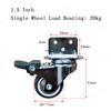 4pcs L-shaped Furniture Casters Wheels Soft Rubber Swivel Caster Quite Roller Wheels for Trolley Baby Crib Bed Wheels Accessory
