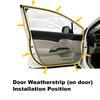Car Door Weatherstrip Moulding Seal Strip Front Rear Left Right For Honda Civic 2012 2013 2014 2015 72350-SNE-A01
