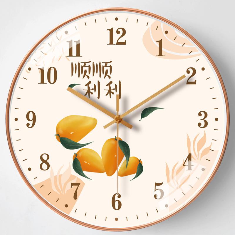 8-inch 20cm Modern Simple Clock Home Living Room Fashion Watch Creative Internet Celebrity Watch Mute Wall Clock
