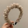 Simple Trendy Pleated Headbands Cloth Hair Band Cute Elegant Ruffle Hairband