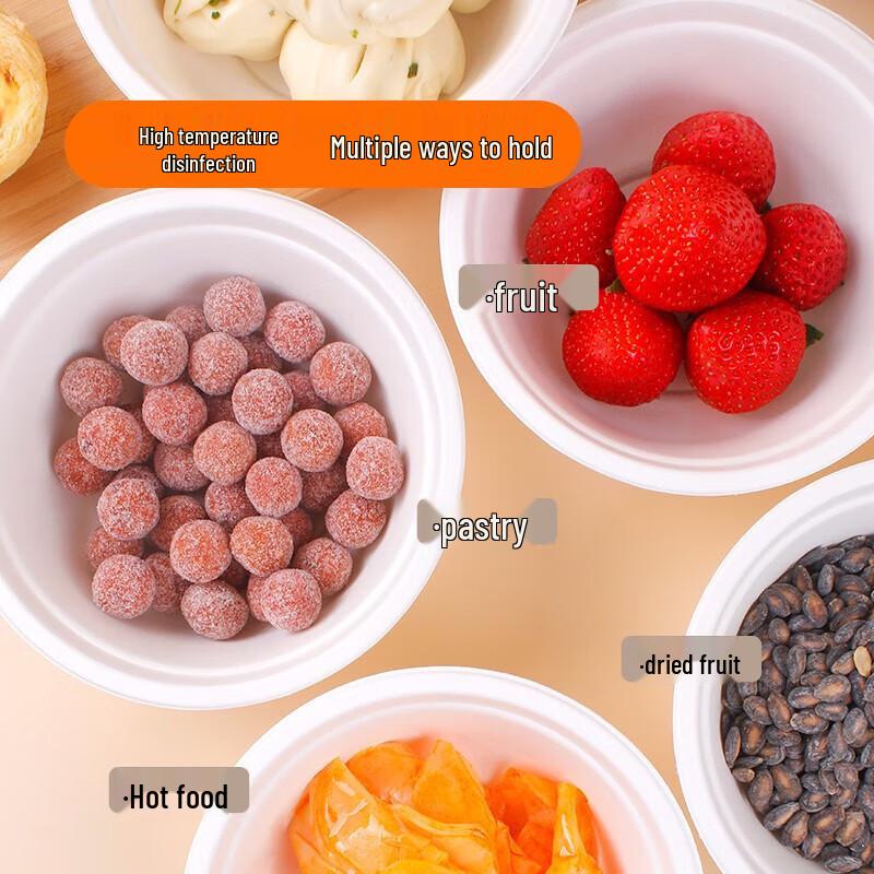 YOUAO Biodegradable Paper Bowls