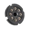 8Pin Bakelite Tube Socket Universals Compatibility Stable Mounting for Electronic Devices
