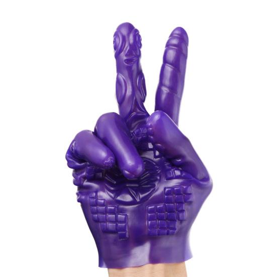 1Pc Masturbation Gloves Soft Perfect Fitting Halloween Gift PVC Sex Gloves Masturbation Erotic Finger Adult Products