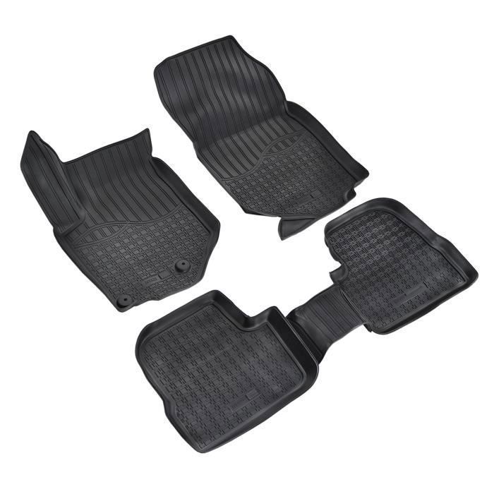 Tapis De Sol En Caoutchouc TPE - NORM Liners - Peugeot 208 - Antidérapant - Résistant - Facile à nettoyer