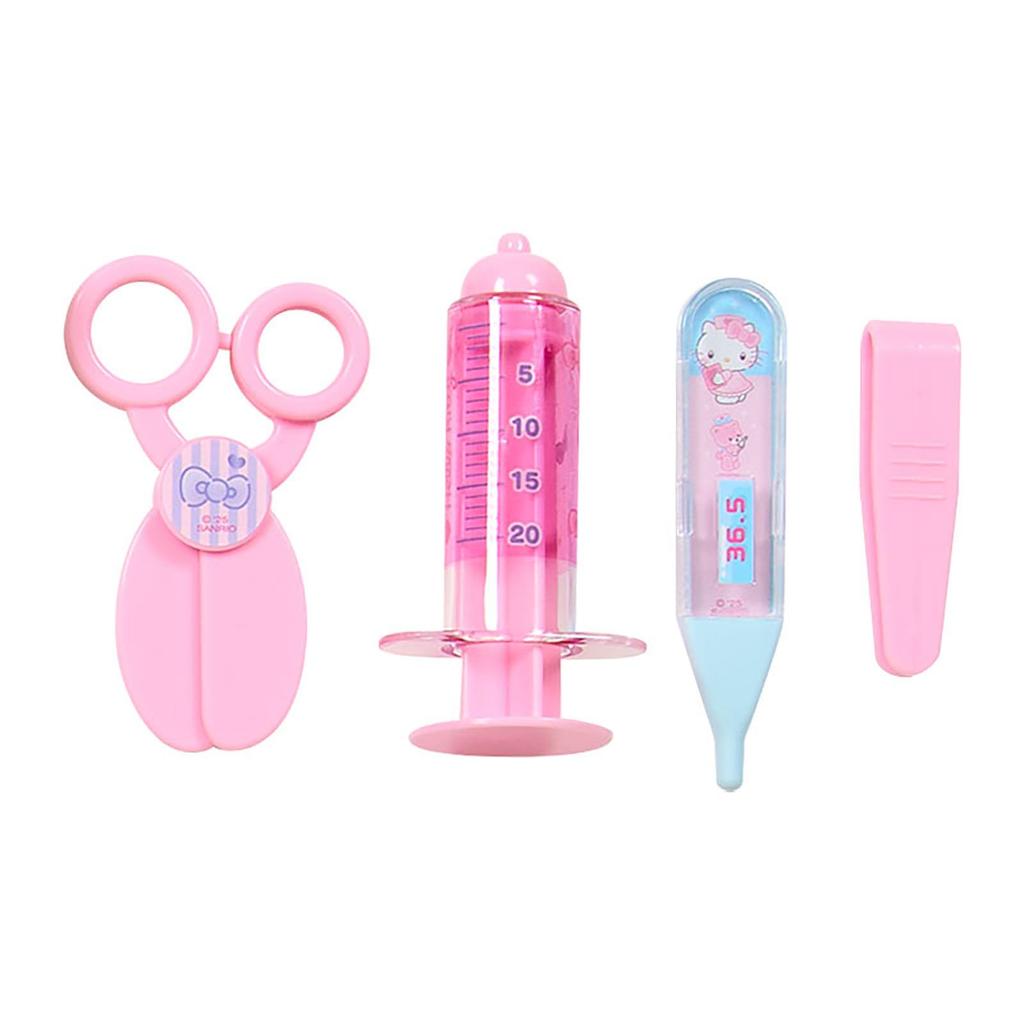Sanrio (SANRIO) Hello Kitty Nurse Play Set, ABS Resin, PVC, PP, AS, and Paper, Toy, Children's Gift, Ages 3 and Up, 369365