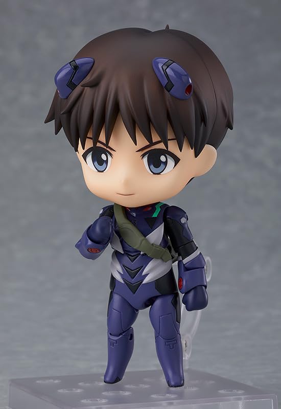 Nendoroid Evangelion Nová kinoverze Shinji Ikari Plug Suit Plastová malovaná pohyblivá figurka, prodejní verze. Bez měřítka