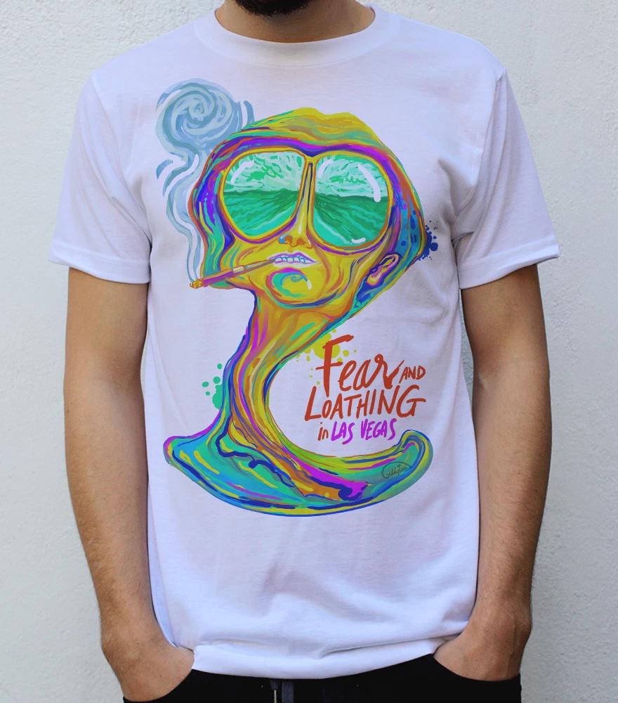 Fear and Loathing in Las Vegas T Shirt Psychedelic Design XL