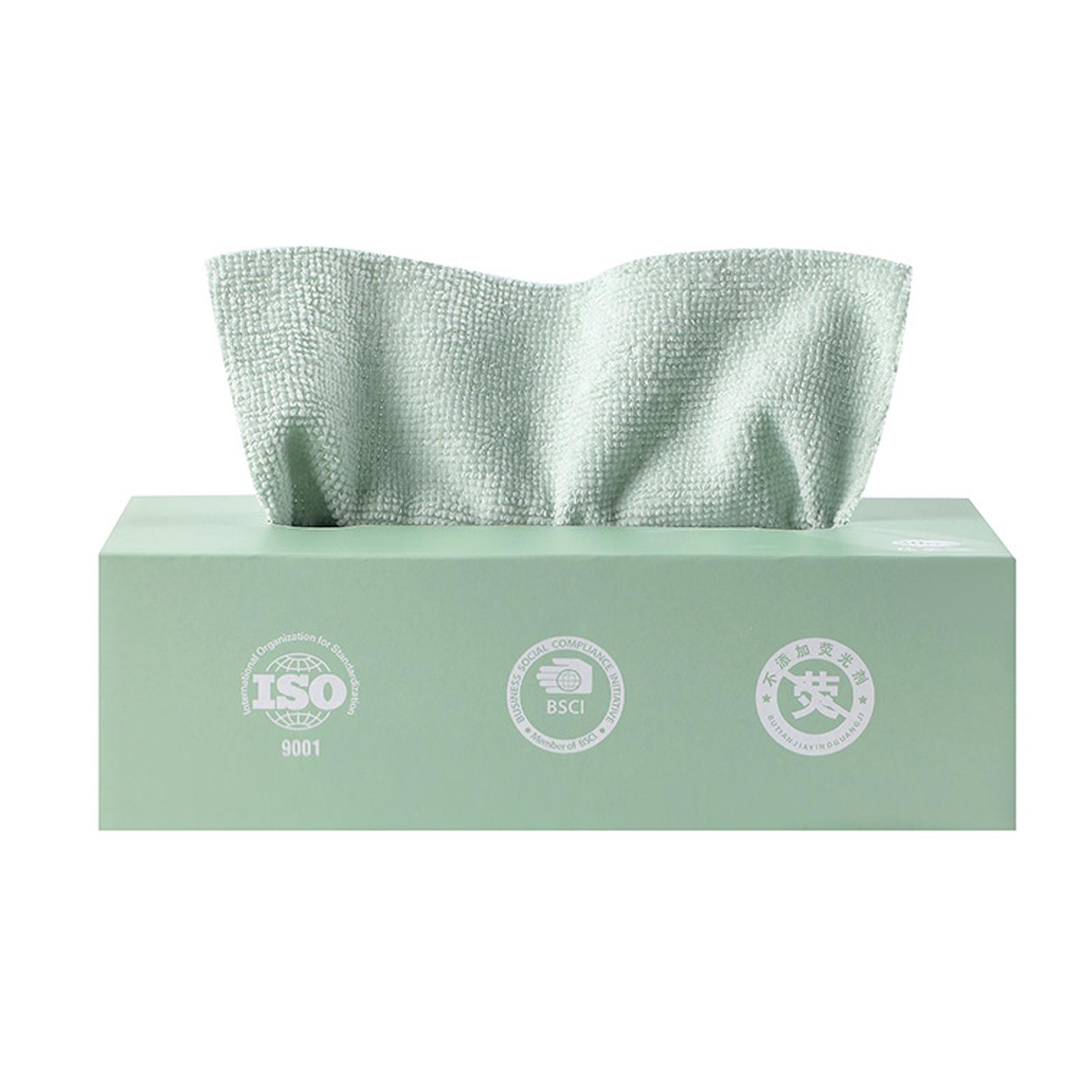 

20 шт./коробка Выдвижная Чистящая Ткань Кухонная Одноразовая Чистящая Ткань Абсорбирующая Не Оставляющая Ворсинок Не Пачкающаяся Маслом Полотенца 1 box зелёный