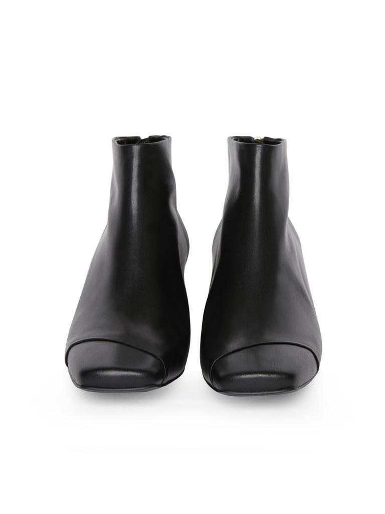 Commegee Asymmetry Ankle Boots / Cg1029Bk