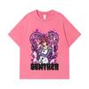 275 GSM Washed T-shirts 100% Cotton Seven Deadly Sins V5 Gowther Print Unisex Heavy Cotton T Shirt