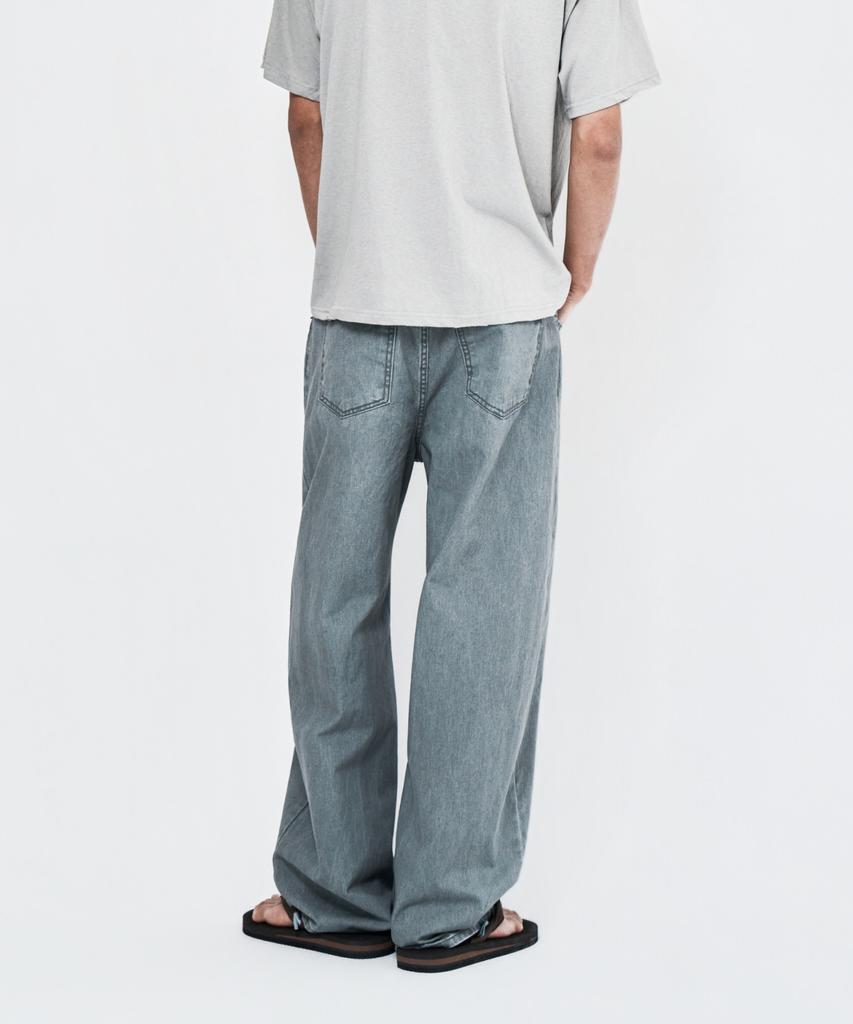 WAAR M292 Cation Wide Pants_Sage Grey