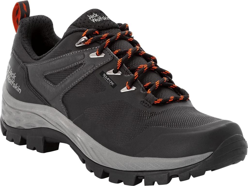 Hiking Shoes Jack Wolfskin Rebellion Guide Texapore Low (4053761) Black/orange