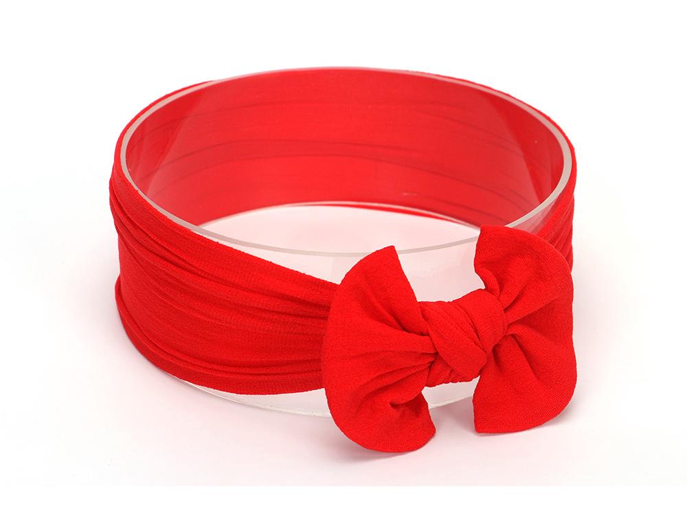 Avrupa ve Amerika Bebek Kız Fiyonklu Saç Bandı - 2021 Naylon Koleksiyonu