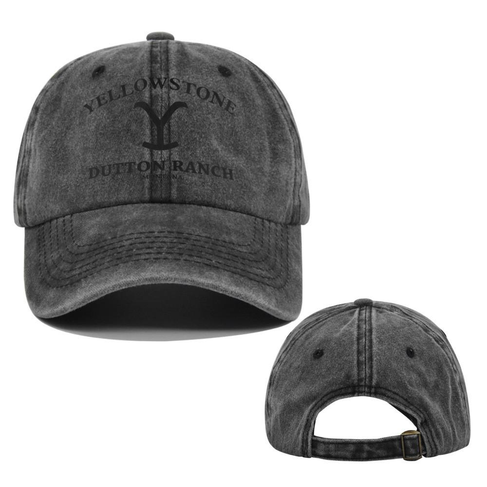 Stone Yellow Letter Embroidery Baseball Cap Sun Protection Breathable Gift Hat