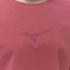 Mizuno Soft Dry Sports Mauve 32MAC815 Women's T-Shirt (Wide Silhouette), Moisture-Wicking, Quick-Drying, Pink,