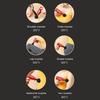 Electric Mini Fascial Gun Muscle Body Massager Back Neck Tissue Stimulator Percussion Acid Relief Pain Relax Slimming Shaping