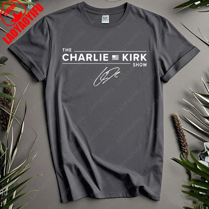

Charlie Kirk Graphic TShirt Unisex Cotton AllMatch Clothing Ulzzang Casual Wear Tees Camisetas De Mujer Camisetas Hombre 3XL