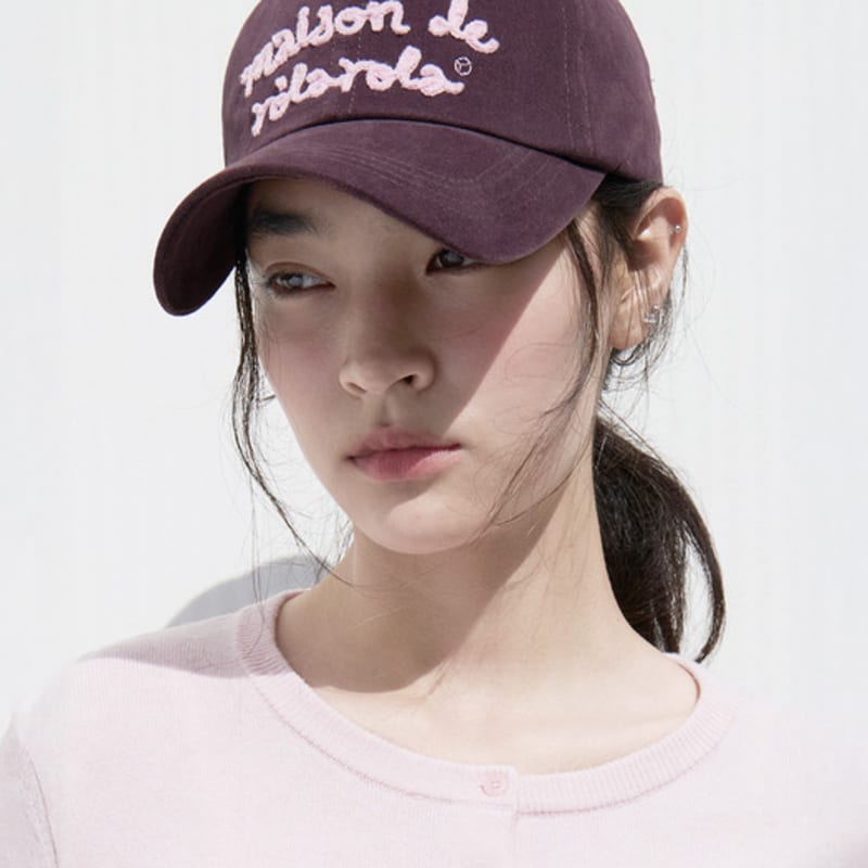 

ROLAROLA MAISON DE ROLA EMBROIDERY CAP WINE WINE_FREE