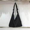 Cott Dot Pattern Lightweight Hobo For Woman Simple Casual Shoulder Purse Small Fashi Female Tote Handbag Phe Bag