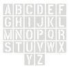 Letter Stencils And Numbers PET Reusable Templates for DIY Art Crafts 26 Letters 10 Numbers Comprehensive Stencil Set for Wood Signage Cake Decorating