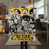 Coperta in Flanella con Stampa Juventus FC, Alta qualità, Confortevole per Tutte le Stagioni, Decorazione per la Casa, Calore e Comfort