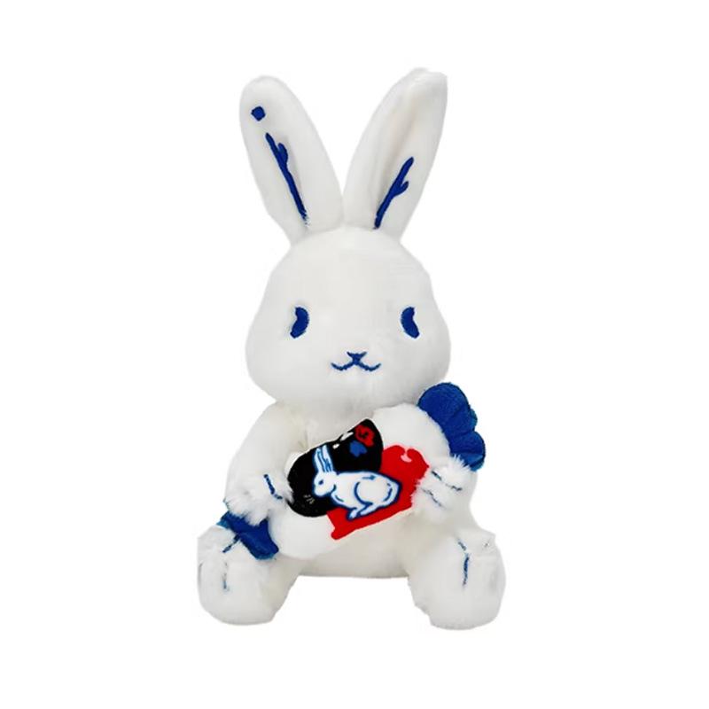 White Rabbit Plush Keychain: Birthday Gift & Souvenir for Kids & Girlfriend