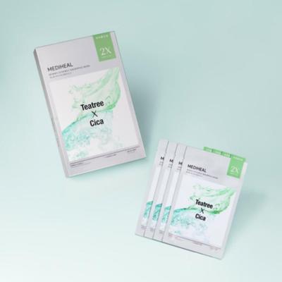 Derma Synergy Wrapping Mask 14-Pack  Tea Tree & Cica for Trouble Soothing