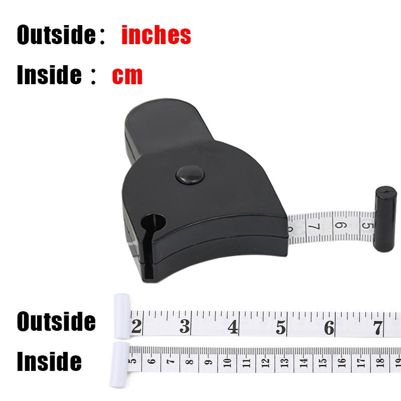 

Automatic Telescopic Tape Gauge, Sewing Ruler Tools, Centimeter Tapes for Body Gauge, White Tools