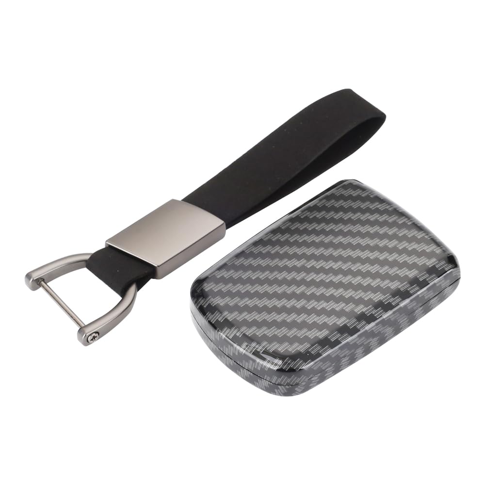 Kinotaka Toyota Exclusive Key Case for Harrier 60 Auris 180 Prius Series Late Button Design Carbon Style Keychain Series, Series, 40 Model, etc. 2/3